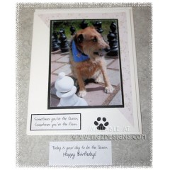 For the Love of Critters - Dog Birthday Greeting Card - Josie 01